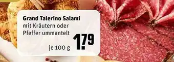 REWE Kaufpark Grand Talerino Salami Angebot