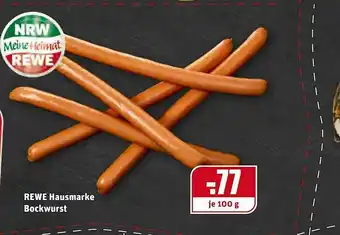 REWE Kaufpark Rewe Hausmarke Bockwurst Angebot