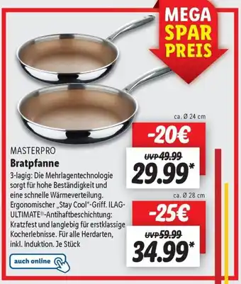 Lidl MASTERPRO Bratpfanne Angebot