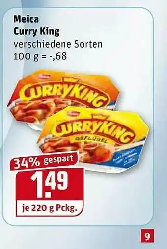 REWE Kaufpark Meica Curry King Angebot