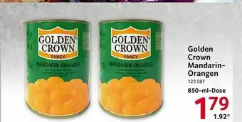 Selgros Golden Crown Mandarin-orangen Angebot