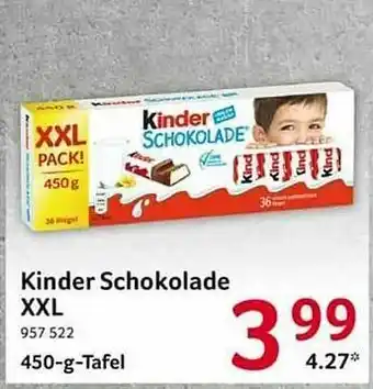 Selgros Kinder Schokolade XXL Angebot