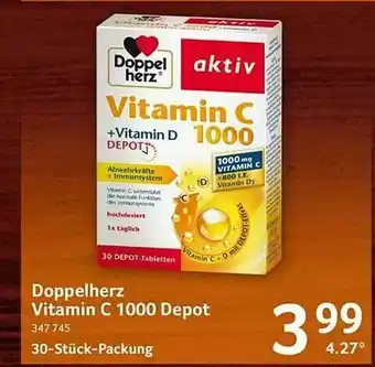 Selgros Doppelherz Vitamin C 1000 Depot Angebot