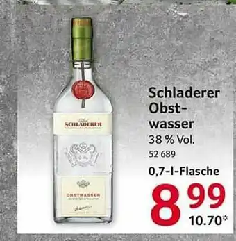 Selgros Schladerer Obstwasser Angebot