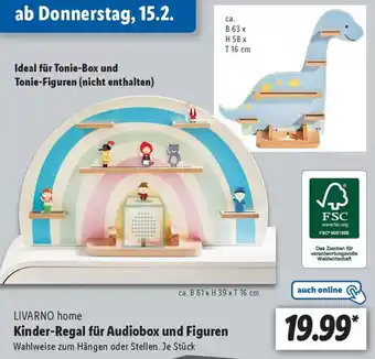 Lidl LIVARNO home Kinder-Regal für Audiobox und Figuren Angebot