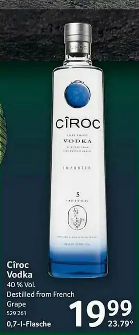 Selgros Ciroc Vodka Angebot