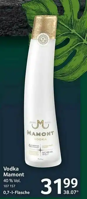 Selgros Vodka Mamont Angebot