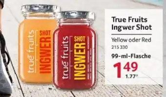 Selgros True Fruits Ingwer Shot 99-ml-Flasche Angebot