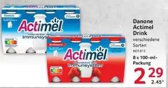 Selgros Danone Actimel Drink 8 x 100-ml-Packung Angebot