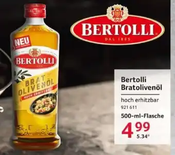 Selgros Bertolli Bratolivenöl 500-ml-Flasche Angebot