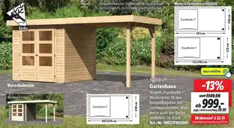 Lidl KARIBU Gartenhaus Angebot