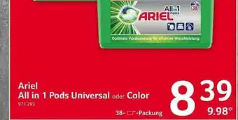 Selgros Ariel Allin1 Pods Universal Oder Color Angebot