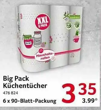 Selgros Big Pack Küchentücher Angebot