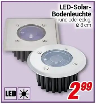 CENTERSHOP LED-Solar Bodenleuchte Angebot