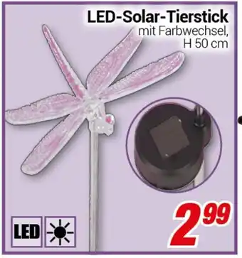 CENTERSHOP LED-Solar Tierstick Angebot