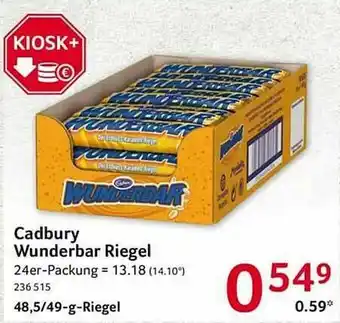 Selgros Cadbury Wunderbar Riegel Angebot