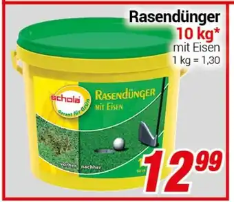 CENTERSHOP Schola Rasendünger 10 kg Angebot