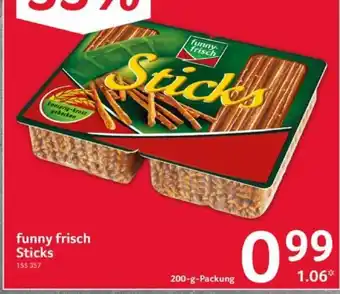 Selgros funny frisch Sticks 200g Angebot