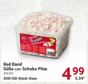 Selgros Red Band Süße Oder Schoko Pilze Angebot