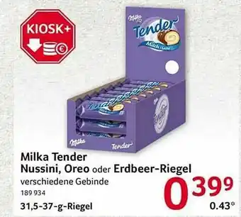 Selgros Milka Tender Nussini, Oreo Oder Erdbeer-riegel Angebot