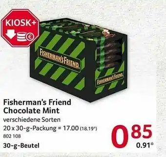 Selgros Fisherman's Friend Chocolate Mint Angebot