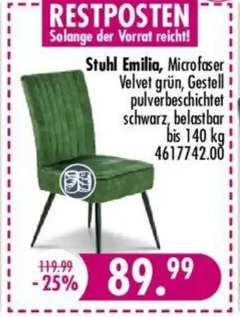 Möbel Boss Stuhl Emilia Angebot