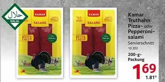 Selgros Kamar Truthahn Pizza- Oder Pepperonisalami Angebot