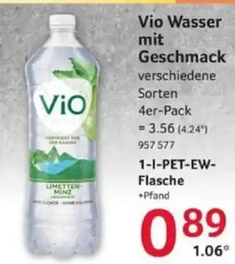 Selgros Vio Wasser mit Geschmack 1L Angebot