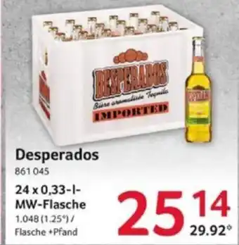 Selgros Desperados 24 x 0,33-L Angebot