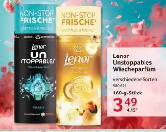 Selgros Lenor Unstoppables Wäscheparfüm 160-g-Stück Angebot