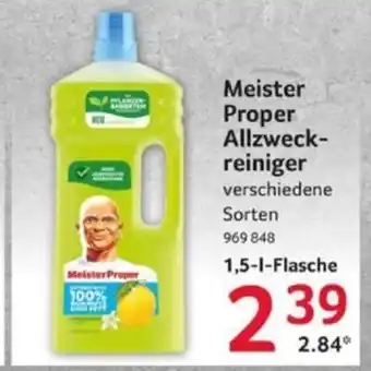 Selgros Meister Proper Allzweck-reiniger 1,5-L Angebot