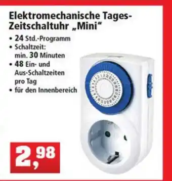 Thomas Philipps Elektromechanische Tages-zeitschaltuhr „mini” Angebot