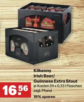 Handelshof Kilkenny Irish Beer/ Guinness Extra Stout 24*330ml Angebot