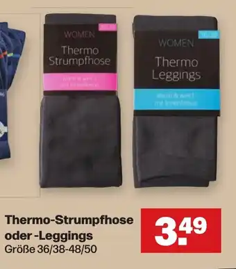 Handelshof Thermo-Strumpfhose oder-Leggings Größe 36/38-48/50 Angebot