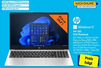 Aldi Süd hp Windows 11 HP 255 G10 Notebook Angebot