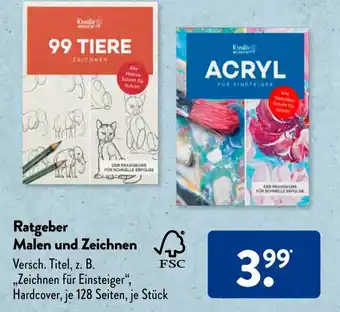 Aldi Süd Ratgeber Malen und Zeichnen Angebot