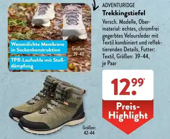 Aldi Süd ADVENTURIDGE Trekkingstiefel Angebot