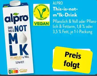 Aldi Süd ALPRO This-is-not m*Ik Drink 1 L Packung Angebot