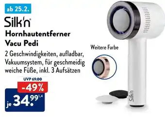 Aldi Süd Silk'n Hornhautentferner Vacu Pedi Angebot