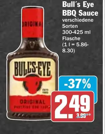 AEZ Bull's Eye BBQ Sauce 300-425ml Angebot