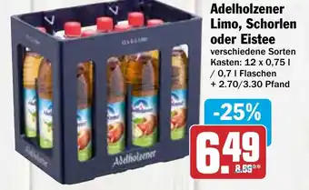 AEZ Adelholzener Limo, Schorlen oder Eistee Angebot