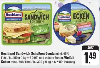 SBK Hochland Sandwich Scheiben Gouda Angebot