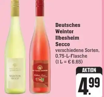 SBK Deutsches Weintor Ilbesheim Secco 0,75l Flasche Angebot