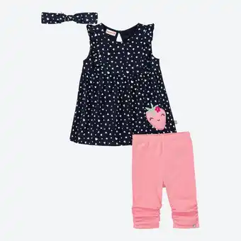 NKD Baby-Mädchen-Set mit Erdbeer-Applikation, 3-teilig Angebot
