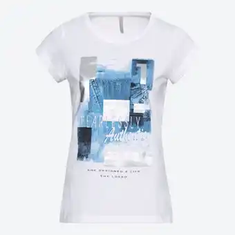 NKD Damen-T-Shirt mit trendigem Frontaufdruck Angebot