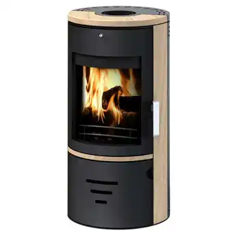 toom Baumarkt Accente International Kaminofen 'Tifano STS' schwarz/beige 6,5 kW Angebot