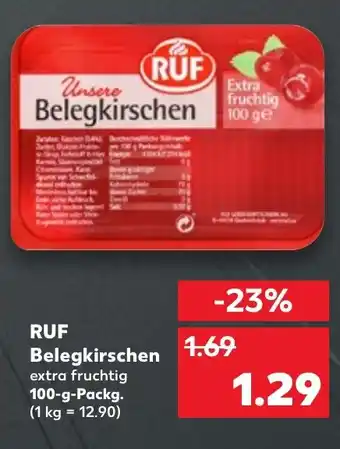 Kaufland RUF Belegkirschen extra fruchtig 100-g-Packg. Angebot