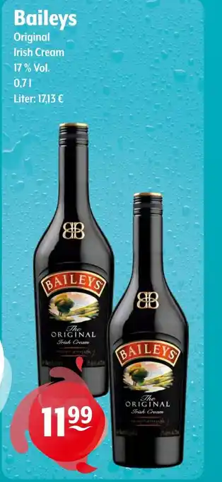 Trink und Spare Baileys Original Irish Cream 17% Vol. 700ml Angebot