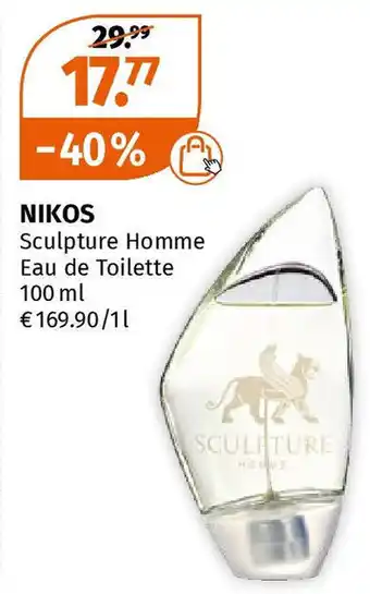 Müller NIKOS Sculpture Homme Eau de Toilette 100 ml Angebot