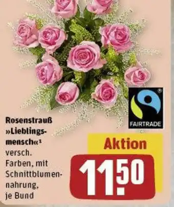 REWE Rosenstrauß >> Lieblings-mensch«< Angebot